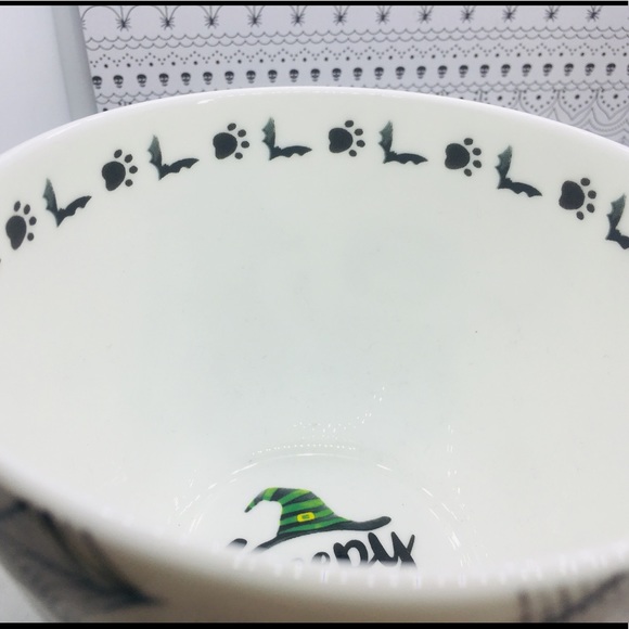 Halloween Witch Cat Portobello Mug Creepy Cauldron Fine China Tea Coffee - Picture 7 of 10